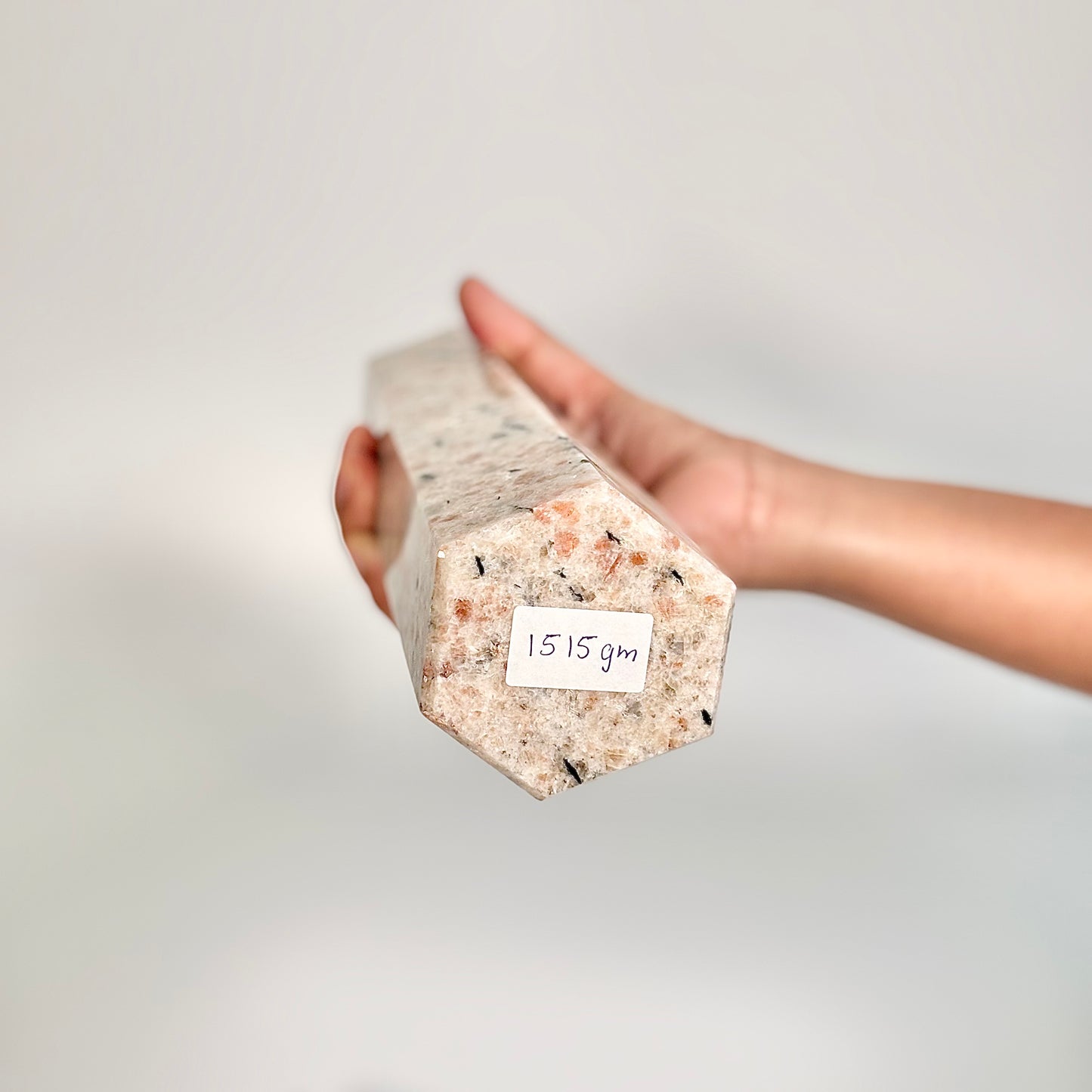 Sunstone Six-Facet Tower – 1515 Gm - Ignit Joy • Embrace Confidence • Manifest Positivity