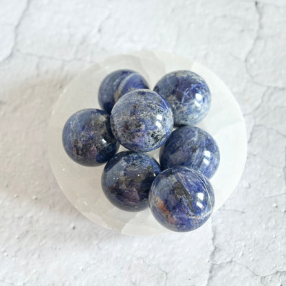 Sodalite Sphere – Calm, Clarity & Communication