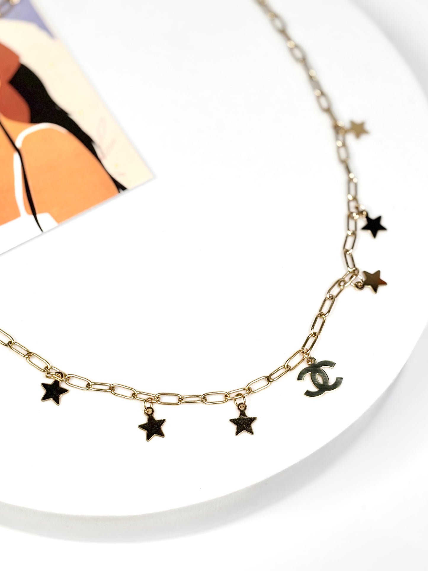 Star Charm Necklace | Gold-Plated Stainless Steel | The Lilith Store