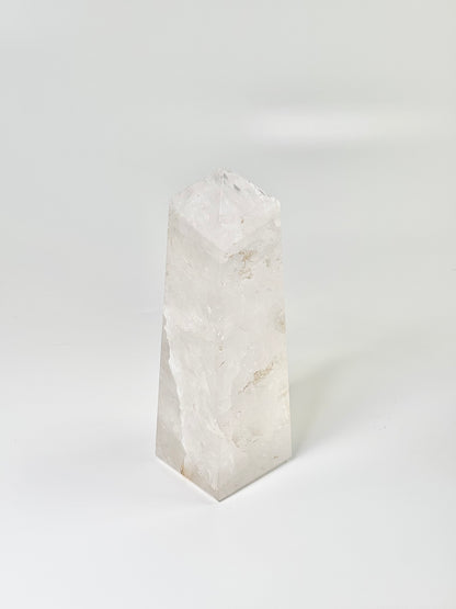 Four Facet Clear Quartz Tower – 760g - Amplify, Align & Awaken