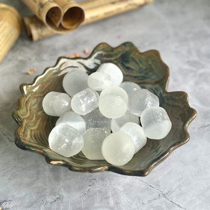 Jumbo Selenite | Satin Spar Tumble | Helps activating Third eye & Crown Chakra