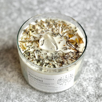 Gemini Zodiac Soy Intention Candle | 400 Gm