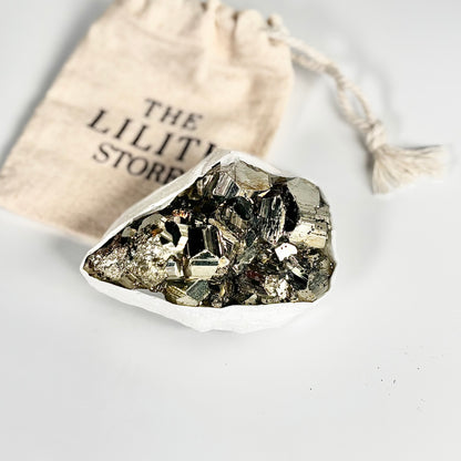 Peruvian Pyrite Cluster – 224g -Golden Brilliance & Striking Presence