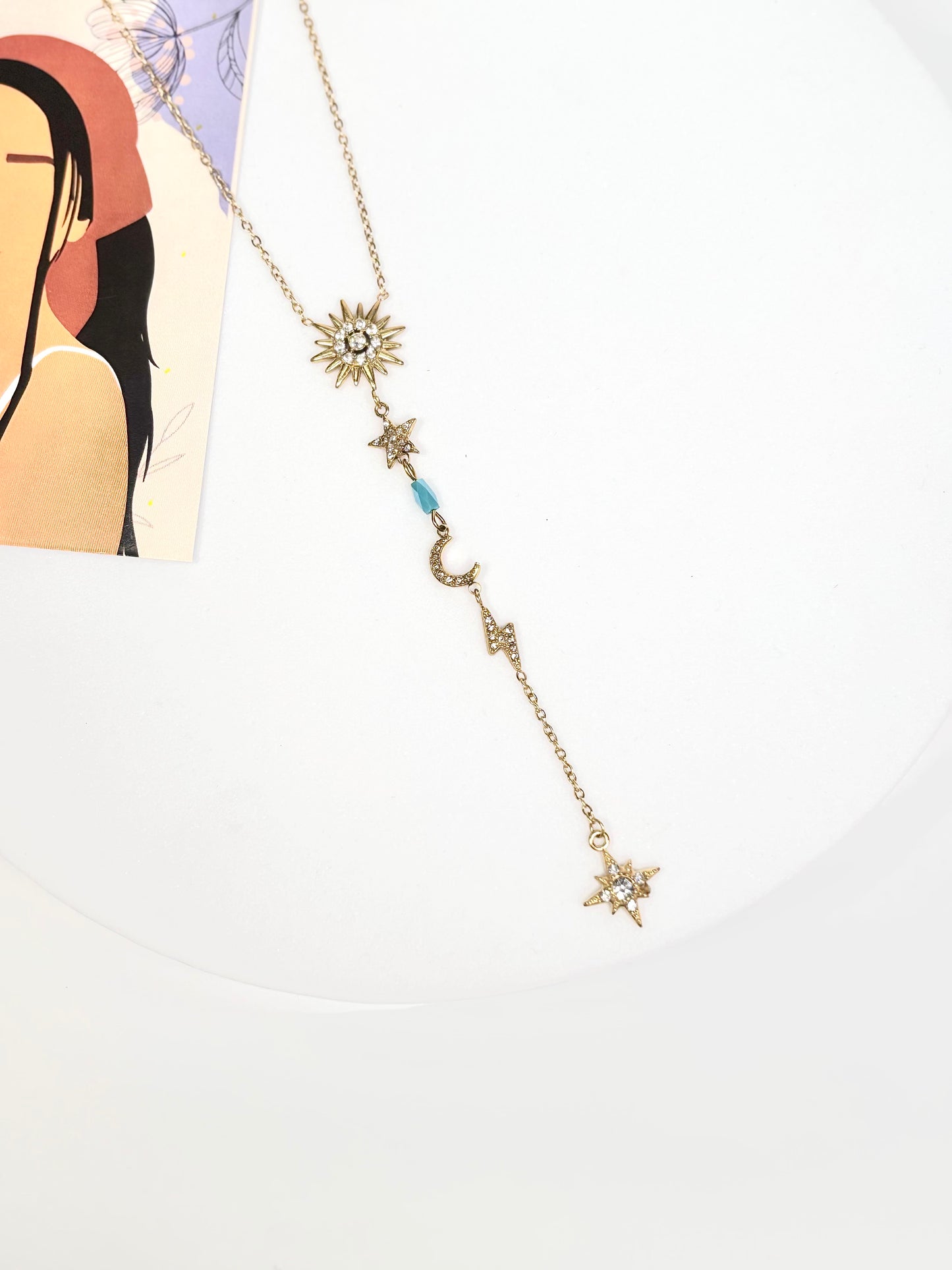 Celestial Lariat Necklace