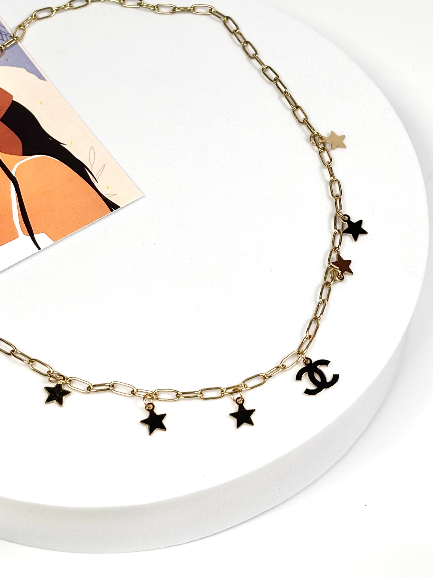 Star Charm Necklace | Gold-Plated Stainless Steel | The Lilith Store