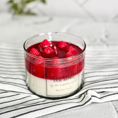 Strawberry Jam infused with Strawberry Candle | Dessert