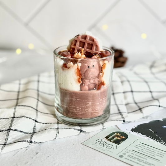Coffee & Vanilla Loaded Dessert Decorative Soy Scented Candle