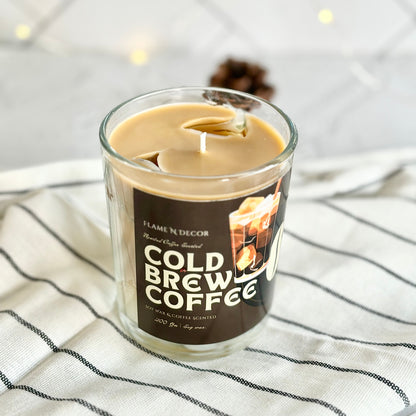 Cold Coffee Iced Coffee Soy & Gel wax Scented Candle