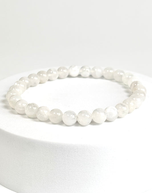 Rainbow moonstone - 6mm | Cultivates Compassion & empathy