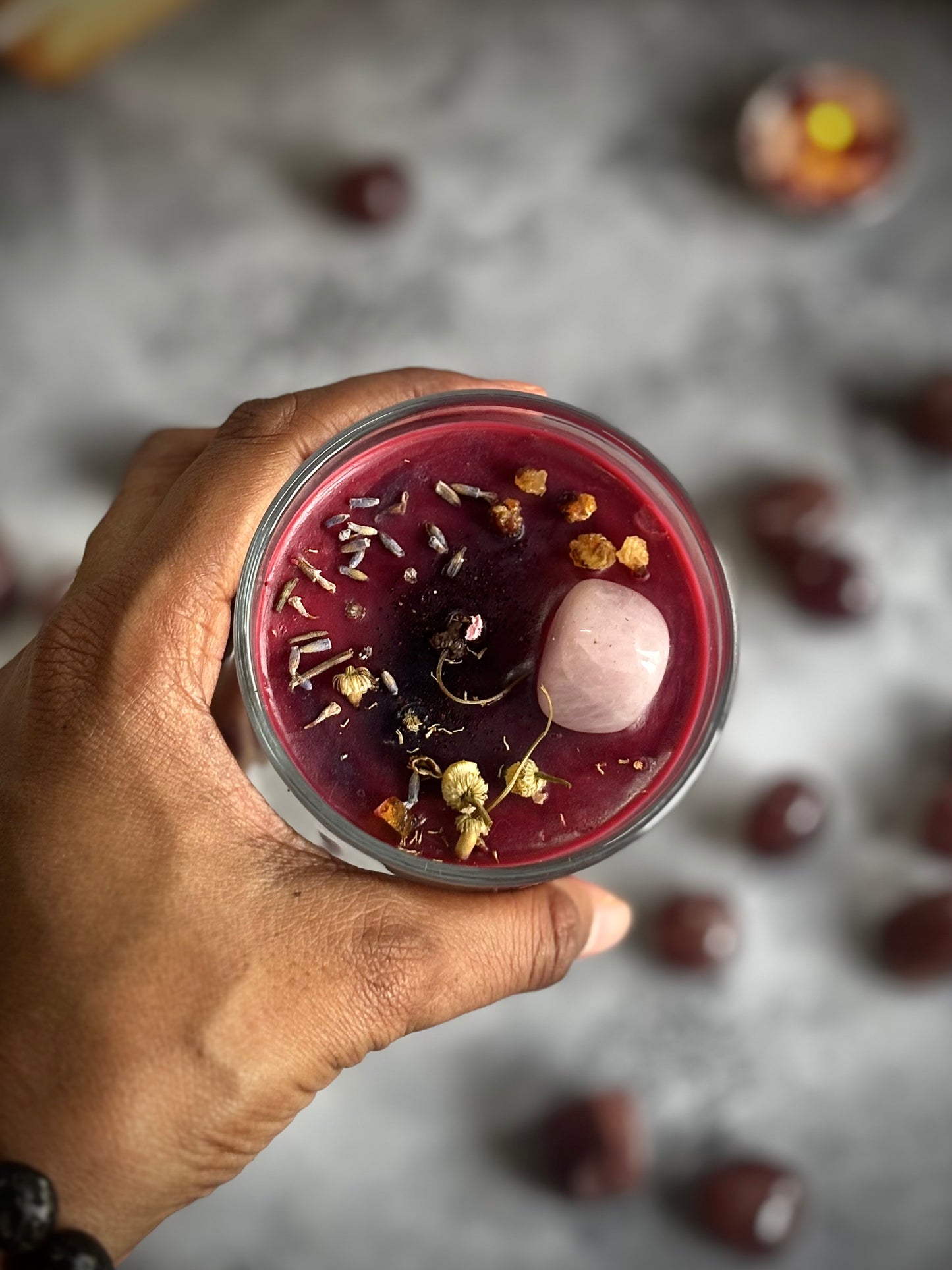 Persephone Altar Candle – 200 g Soy Wax Jar Candle for Ritual & Devotion