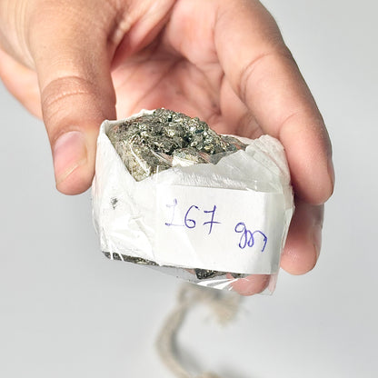 Peruvian Pyrite Cluster – 167g -Golden Brilliance & Striking Presence