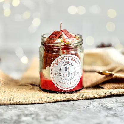 Choco Coffee Cheesecake Dessert Candle - 130g