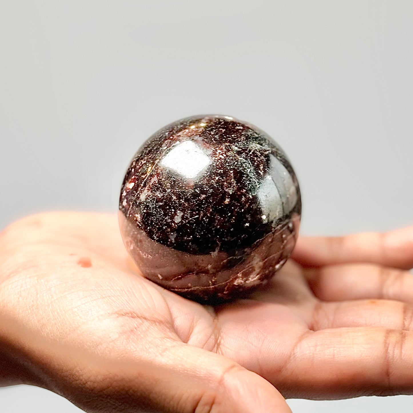 Garnet Sphere - Passion & Strength