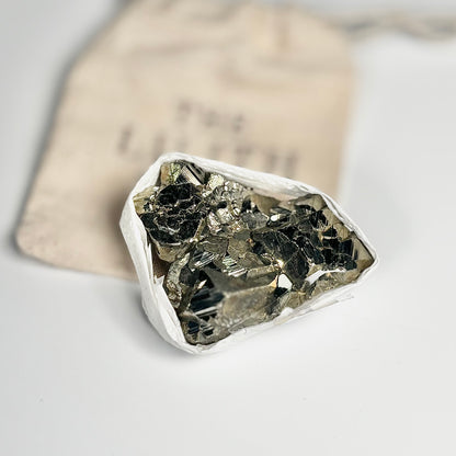 Peruvian Pyrite Cluster – 116g -Golden Brilliance & Striking Presence