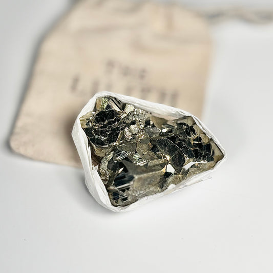 Peruvian Pyrite Cluster – 116g -Golden Brilliance & Striking Presence