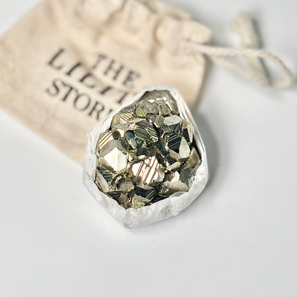 Peruvian Pyrite Cluster – 130g -Golden Brilliance & Striking Presence
