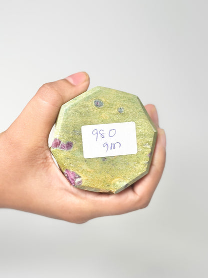 Eight Facet Ruby in Zoisite Tower – 980g - Vivid Colour & Balanced Design