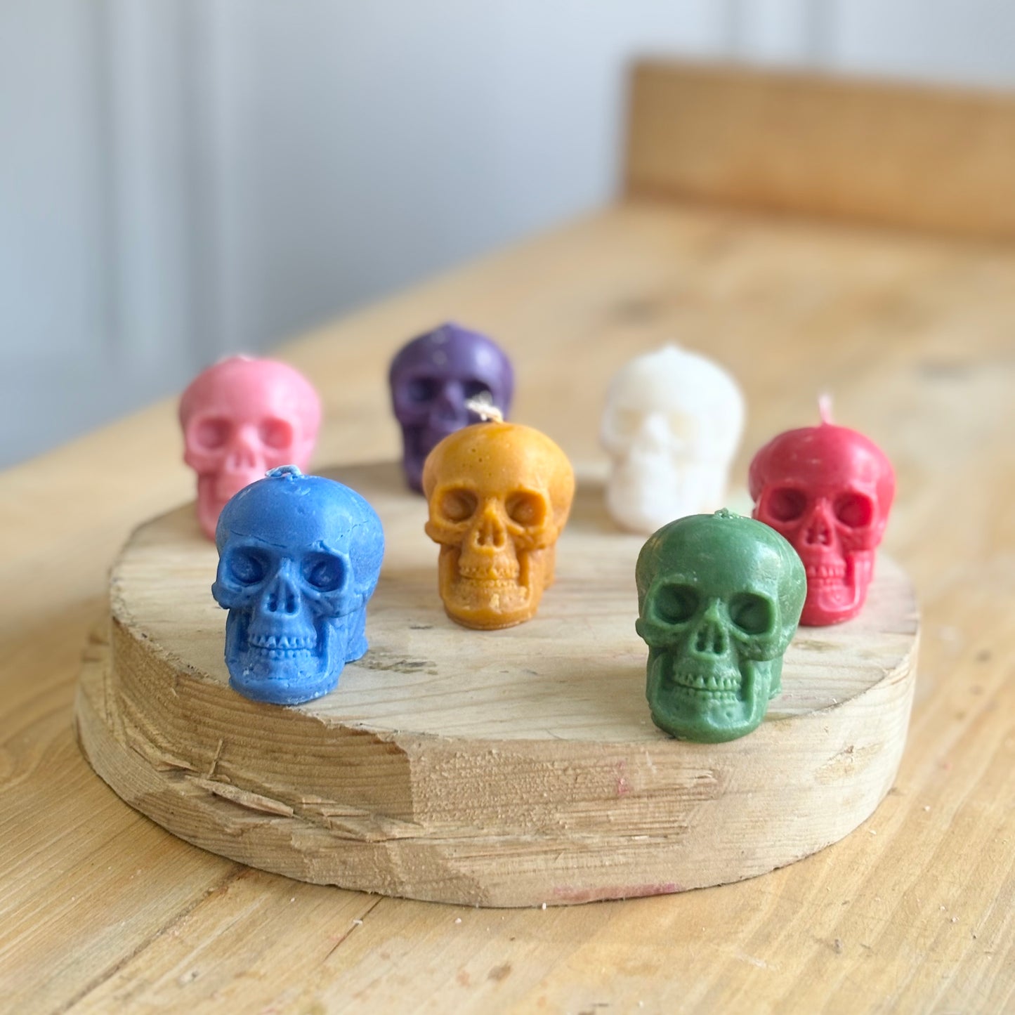 Small Size Skull Soy Candle - Pack of 3 | Colour Option Available