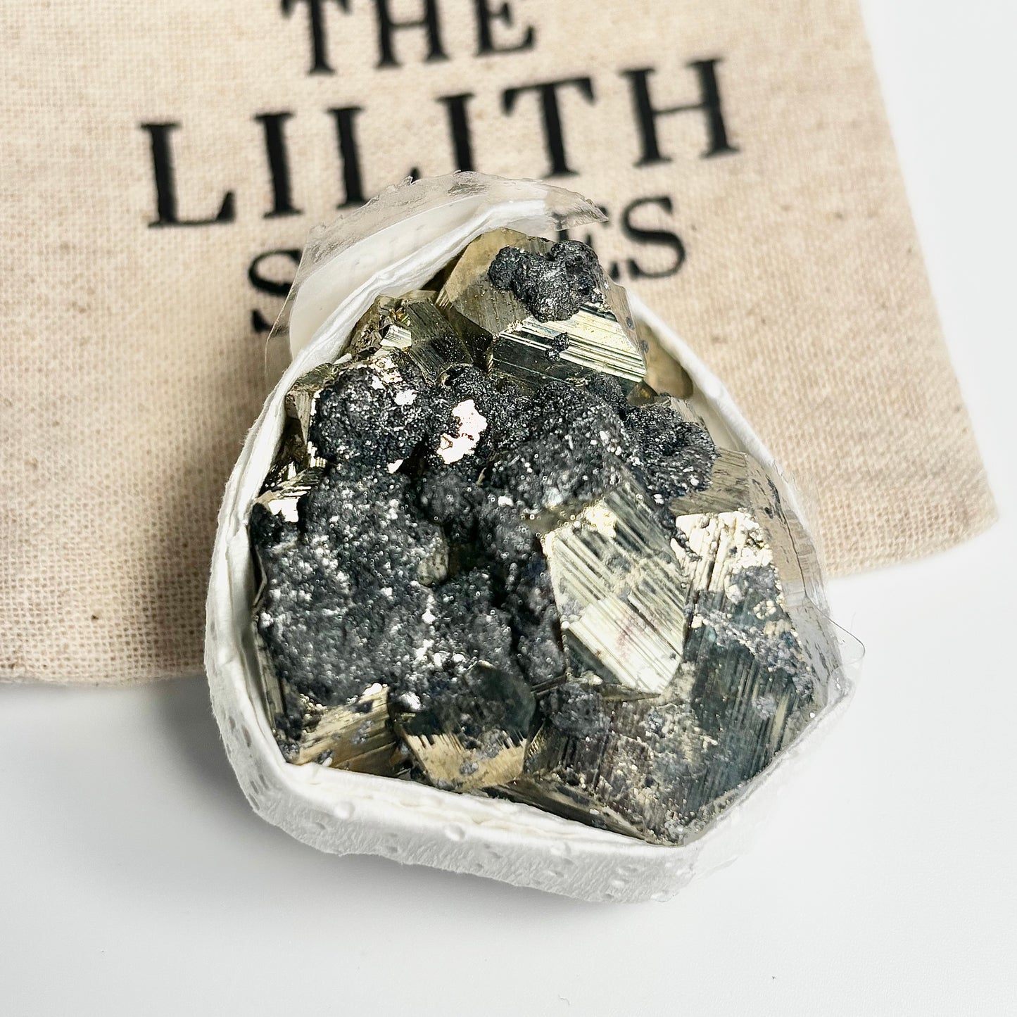 Peruvian Pyrite Cluster – 119g - Golden Brilliance & Striking Presence