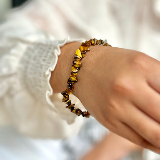 Tiger's eye Chips Bracelet | Wealth & Fortune