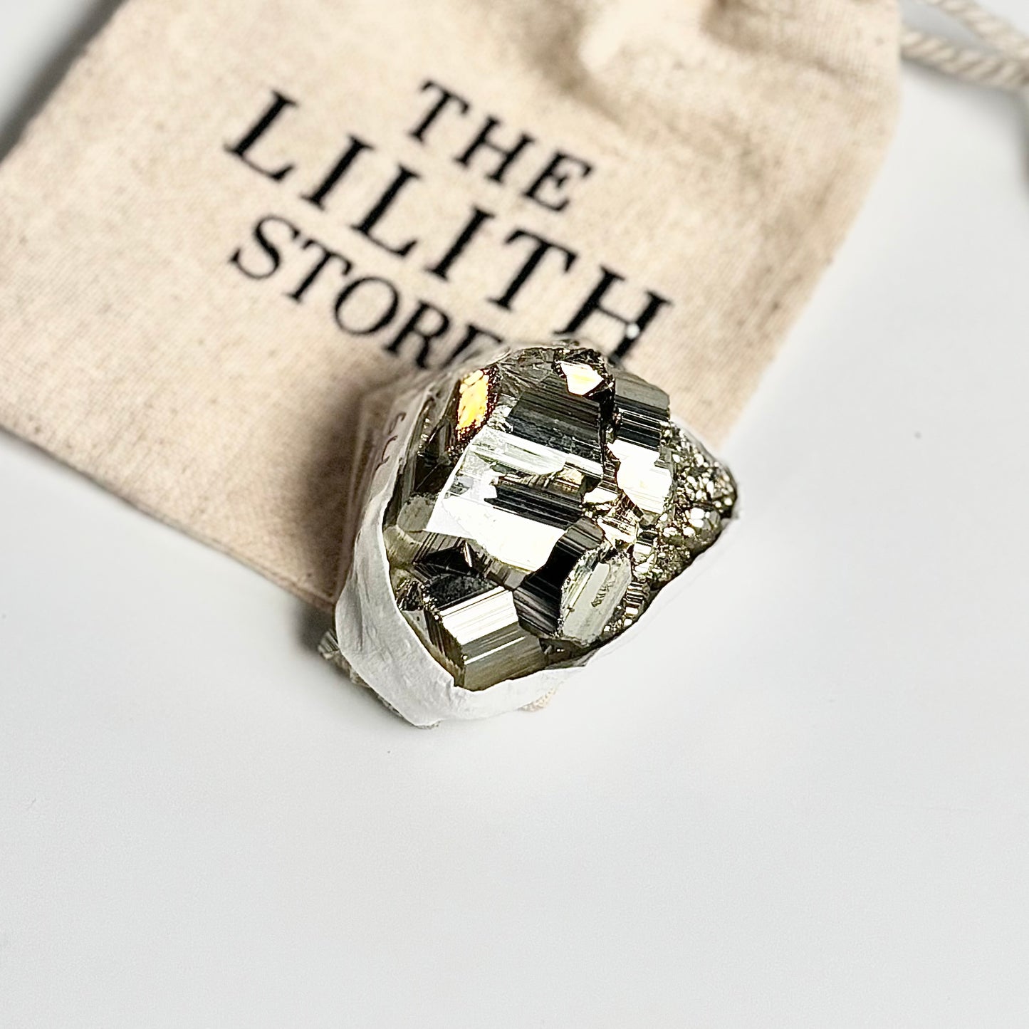 Peruvian Pyrite Cluster – 64g -Golden Brilliance & Striking Presence