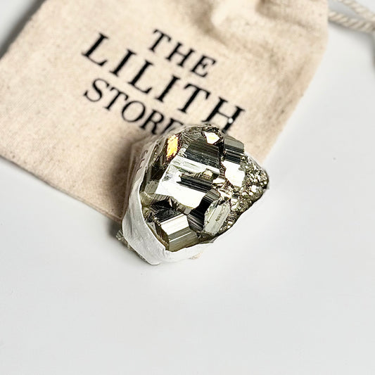 Peruvian Pyrite Cluster – 64g -Golden Brilliance & Striking Presence