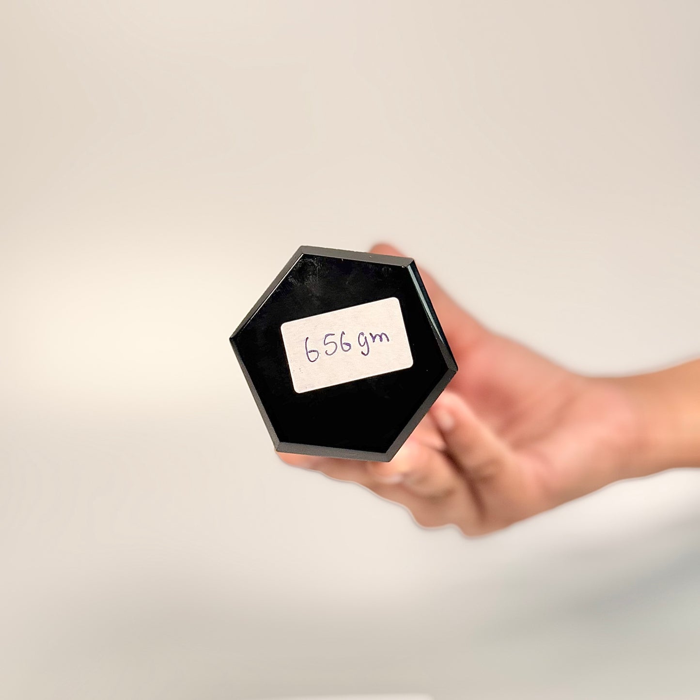 Black Obsidian Six-Facet Tower – 656g - Ground • Shield • Release