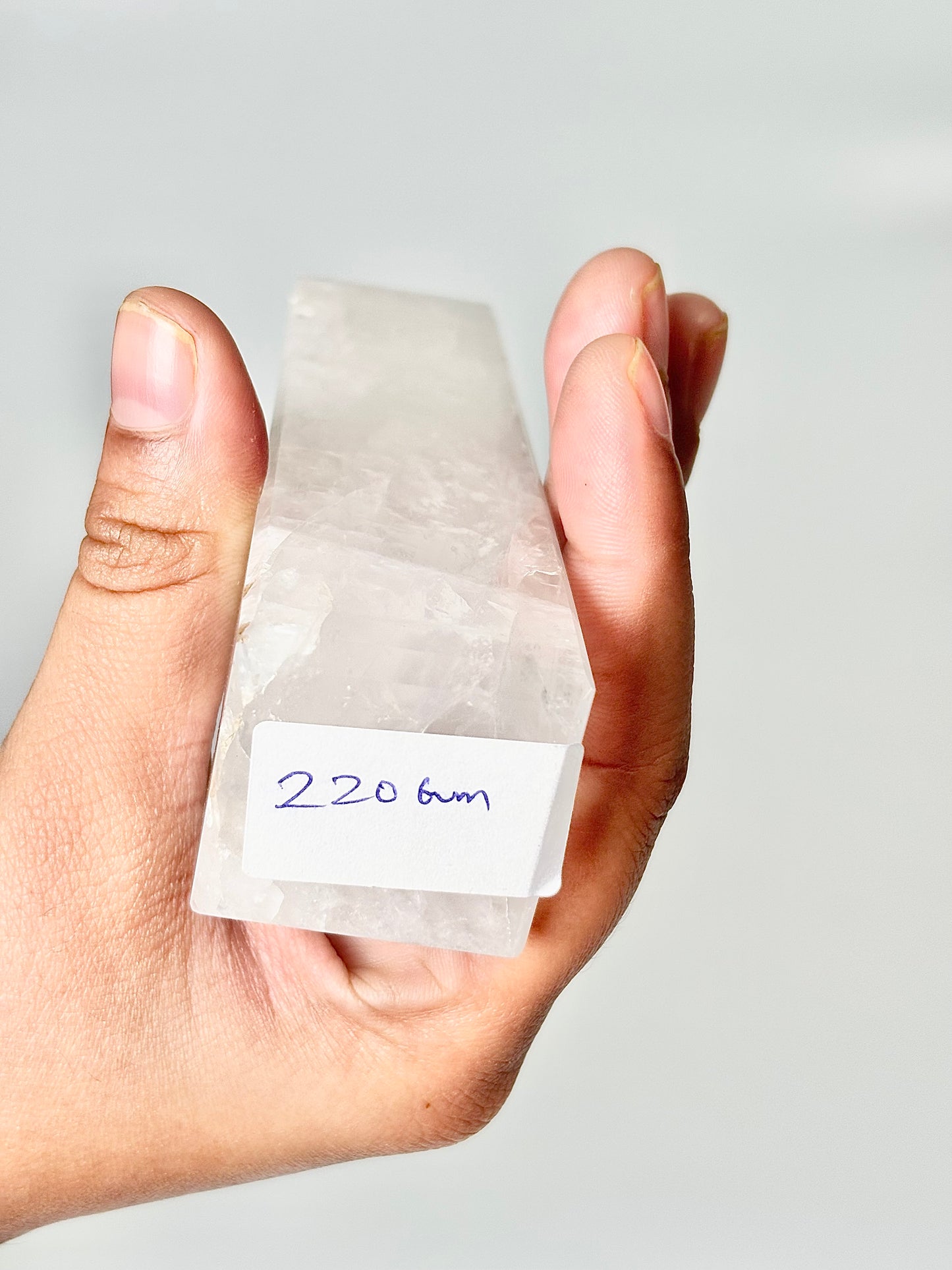 Four Facet Clear Quartz Tower – 220g - Amplify, Align & Awaken