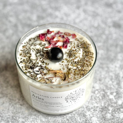 Aries Zodiac Soy Intention Candle | 400 Gm