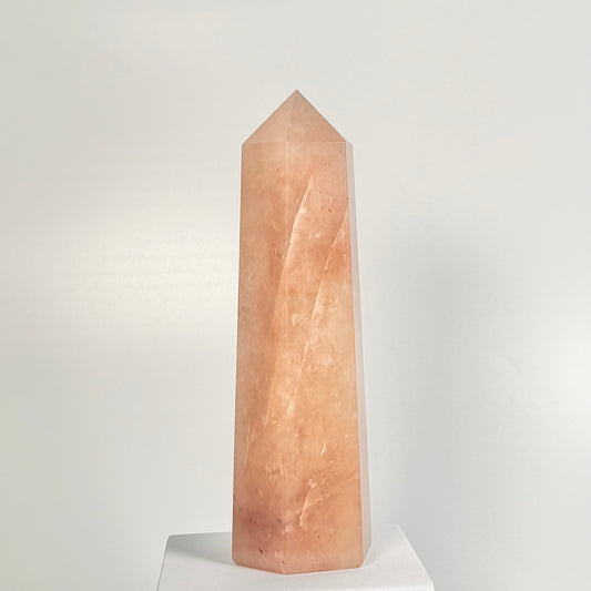Red Aventurine Six-Facet Tower – 859g - Boost Vitality • Spark Motivation • Manifest with Confidence