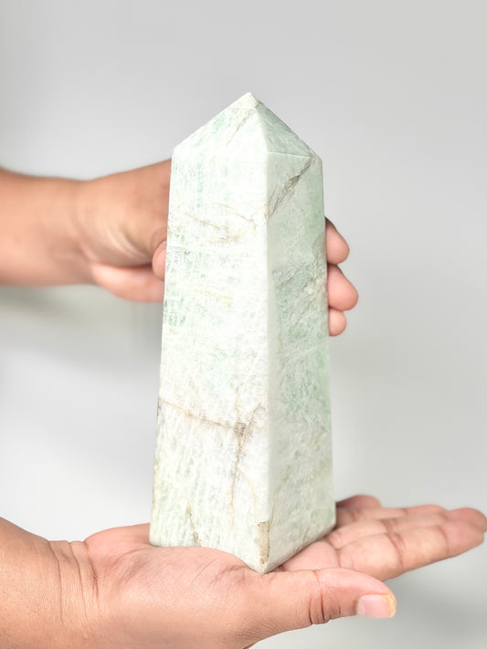 Four Facet Amazonite Tower – 772g - Soothing Colour & Grounded Form