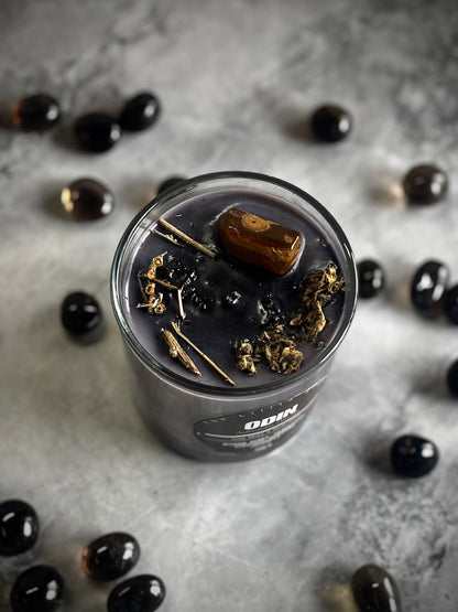 Odin Altar Candle – 200 g Soy Wax Jar Candle for Ritual & Devotion