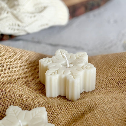 Snowflake Decorative Soy Scented Candle | Pack of 2