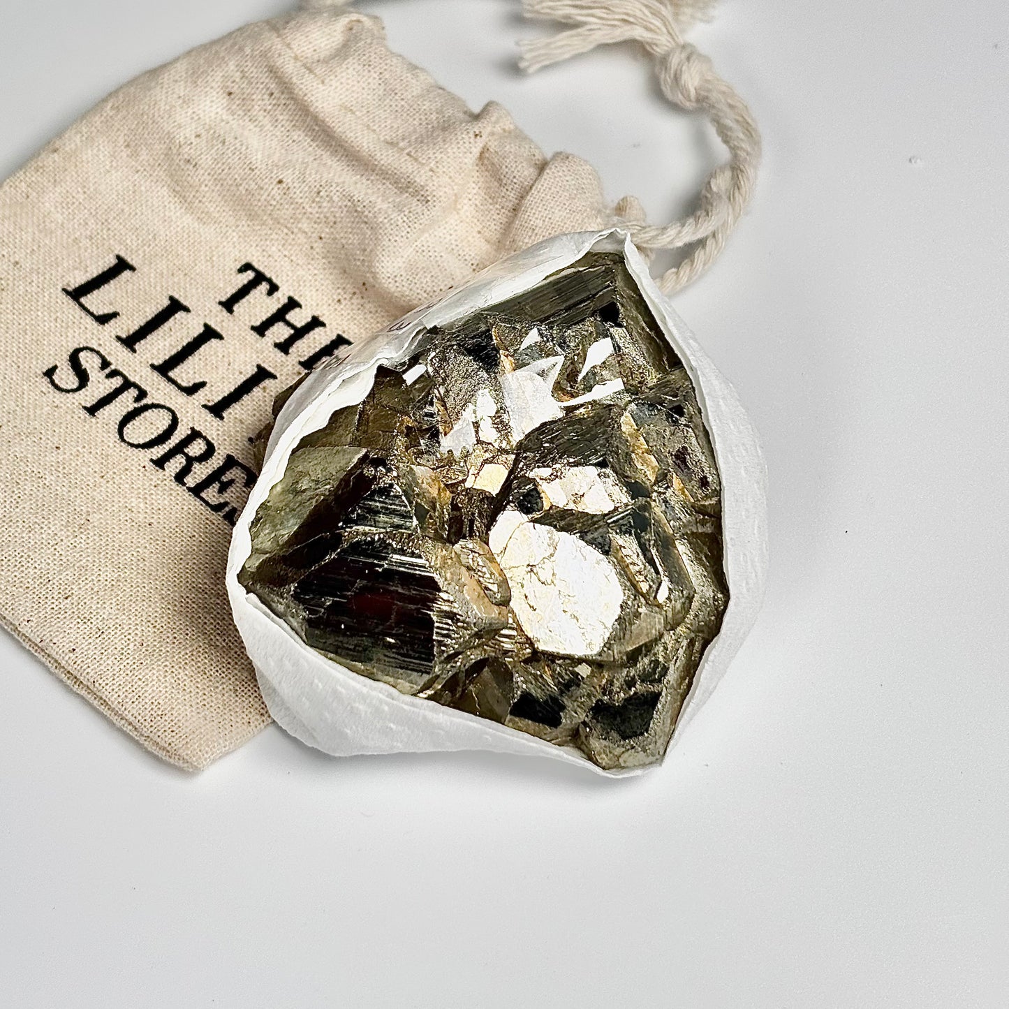Peruvian Pyrite Cluster – 233g -Golden Brilliance & Striking Presence