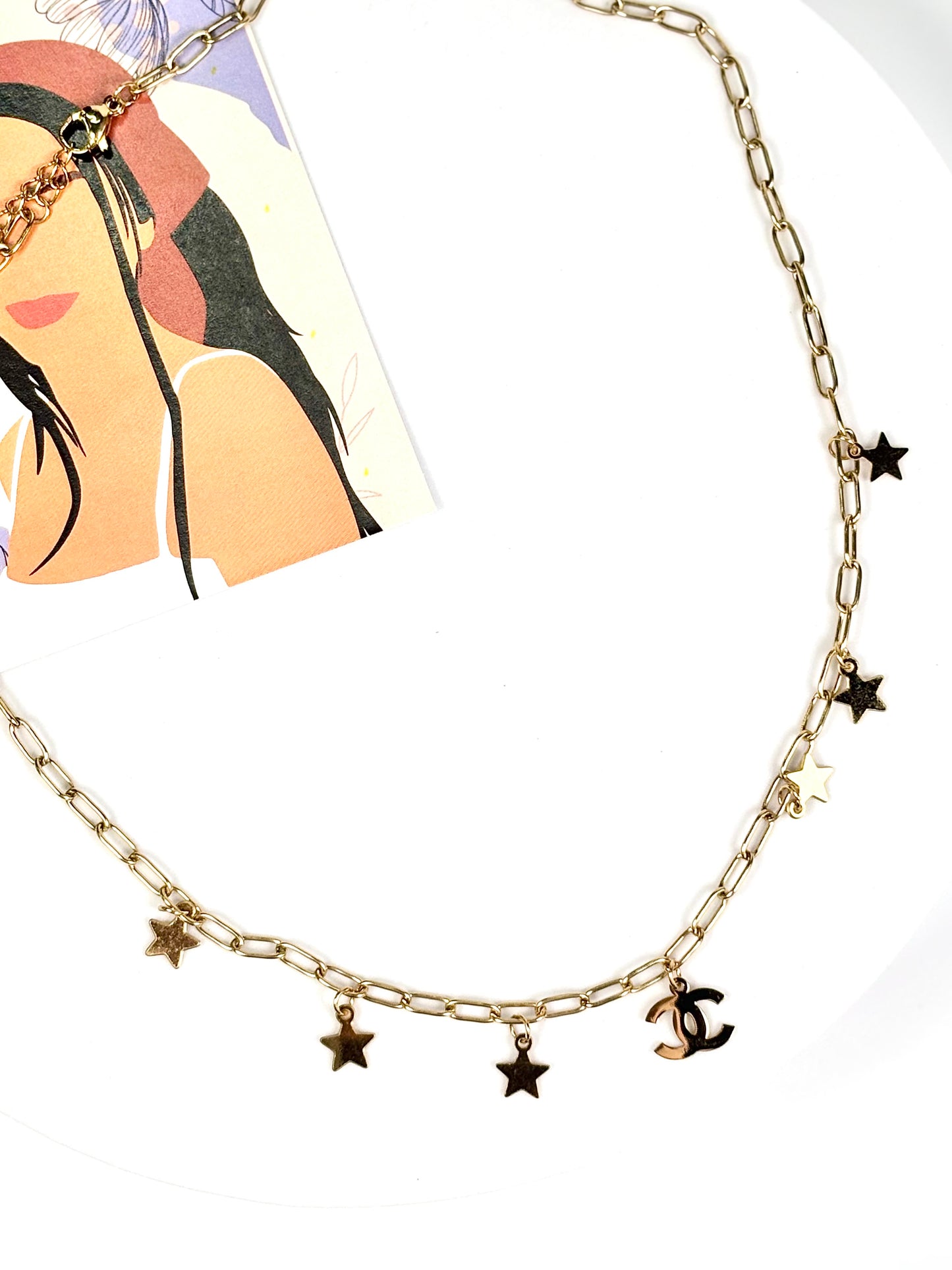 Star Charm Necklace | Gold-Plated Stainless Steel | The Lilith Store