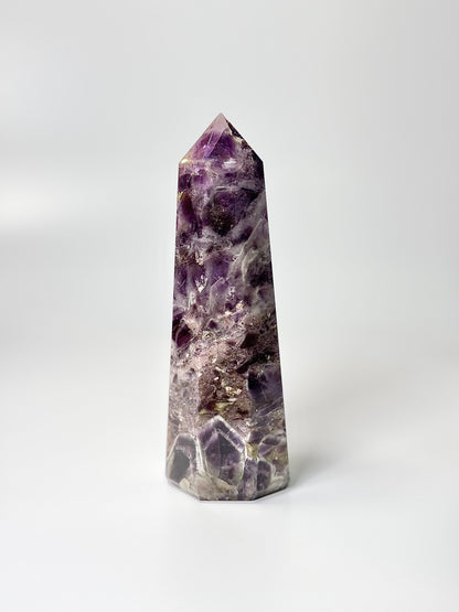 Eight Facet Chevron Amethyst Tower – 748g - Balanced Energy & Refined Clarity