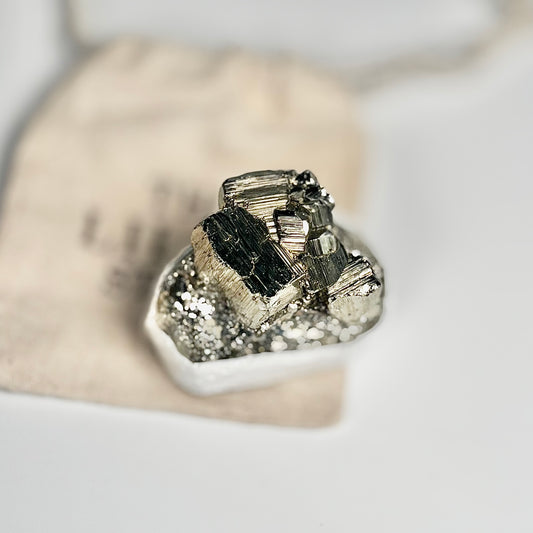 Peruvian Pyrite Cluster – 151g -Golden Brilliance & Striking Presence
