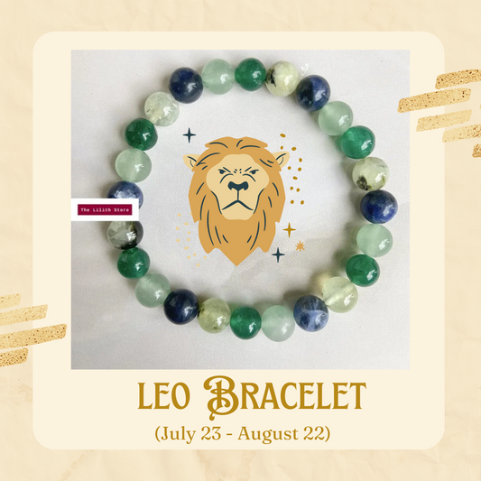 Leo Zodiac Bead Bracelet