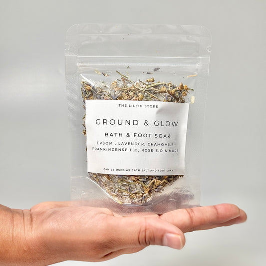 Ground & Glow - Foot & Bath Soak | Emotional Detox • Energetic Reset • Ritual Relaxation