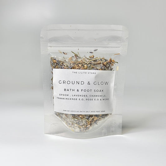 Ground & Glow - Foot & Bath Soak | Emotional Detox • Energetic Reset • Ritual Relaxation