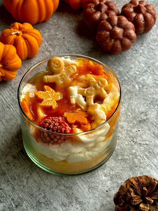 Cozy Winter Jam Dessert Candle