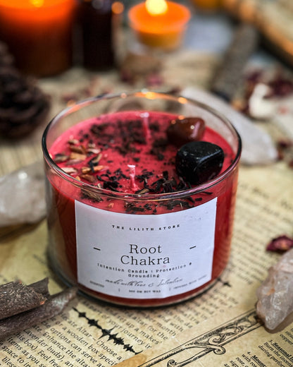 Root Chakra Intention Candle