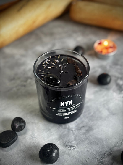 Nyx Altar Candle – 200 g Soy Wax Jar Candle for Ritual & Devotion