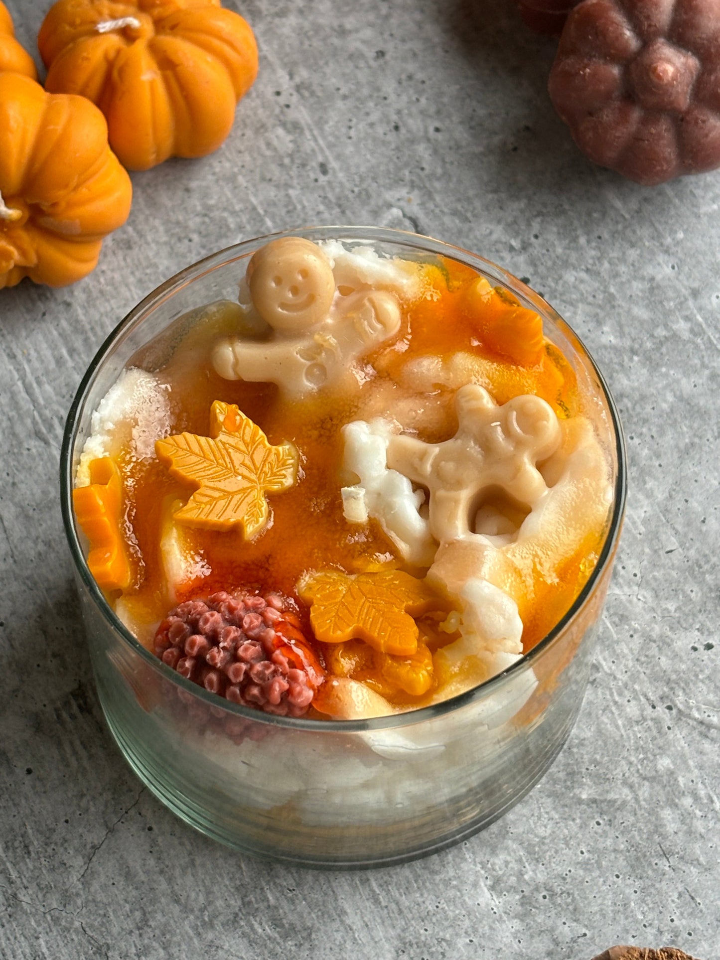 Cozy Winter Jam Dessert Candle