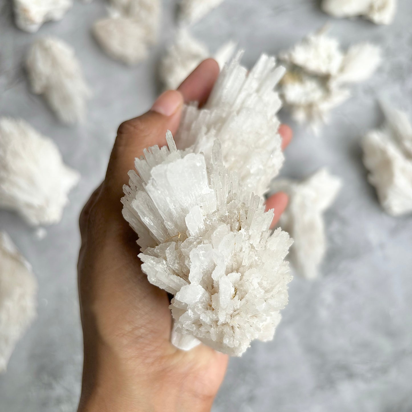 Scolecite cluster - 452 Gm | Inner Peace & Spiritual Transformation