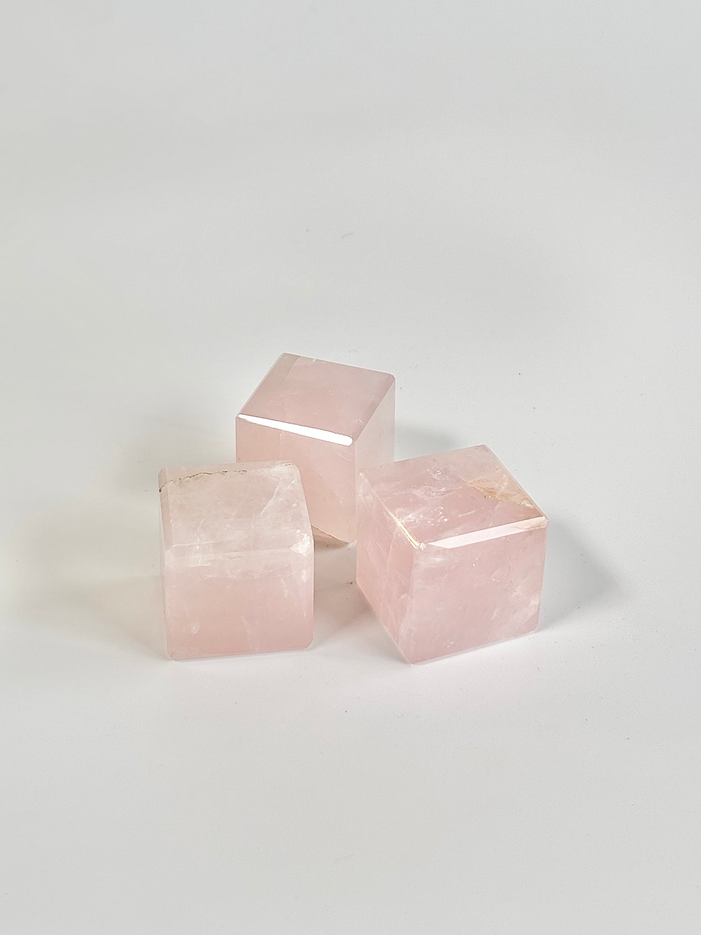 Rose Quartz Cube - Love & Positivity