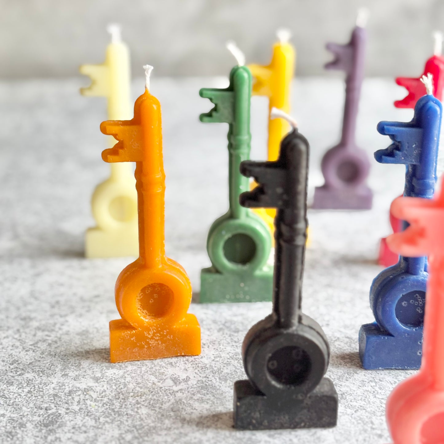 Key Figurine Beeswax Candle | Colour Option Available