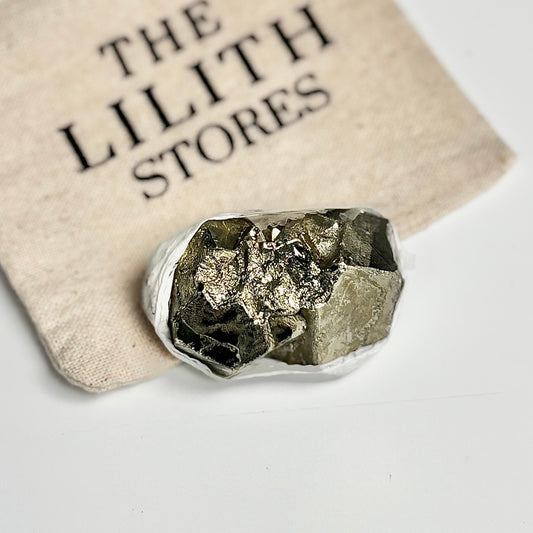Peruvian Pyrite Cluster – 48g - Golden Brilliance & Striking Presence