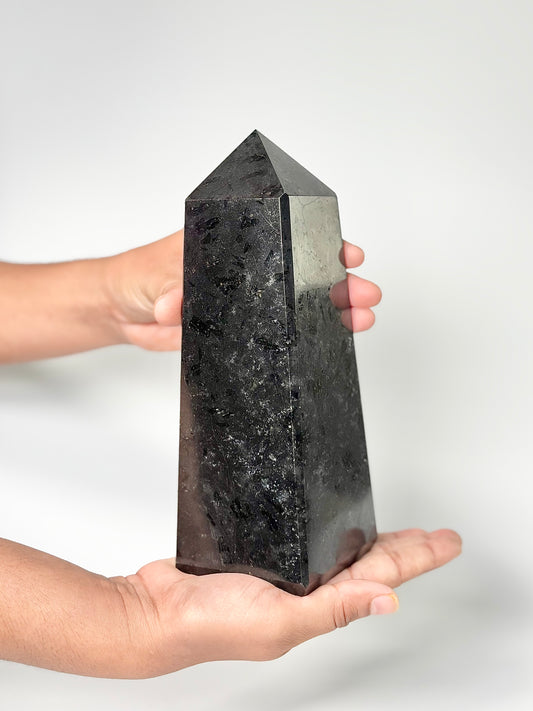 Four Facet Black Tourmaline Tower – 1.7 Kg - Strength, Stability & Refined Style