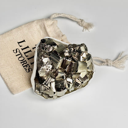Peruvian Pyrite Cluster – 471g -Golden Brilliance & Striking Presence